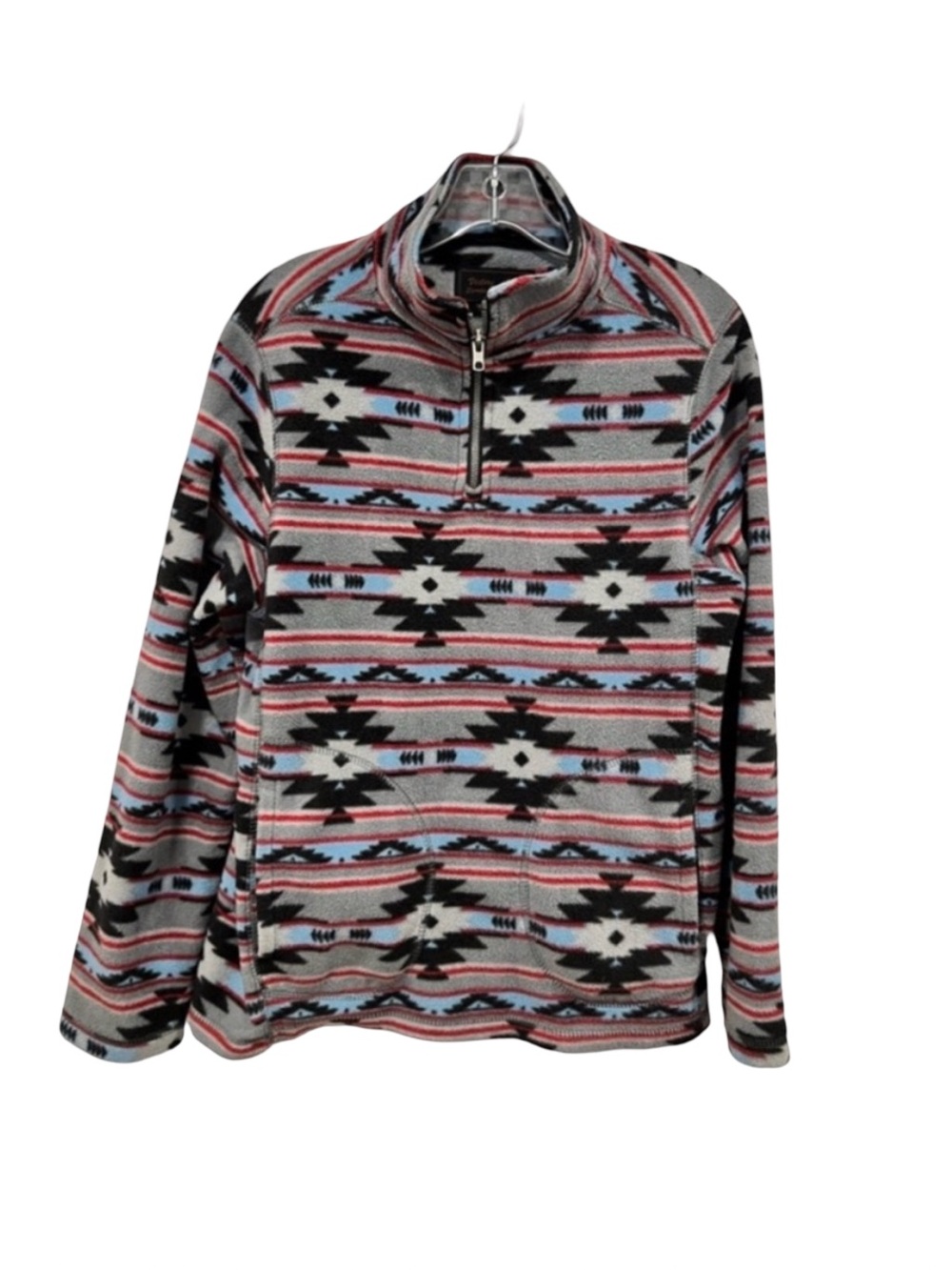 Victory Outfitters Aztec Print 1/4 Zip Fleece Pullover Southwestern Jacket men L